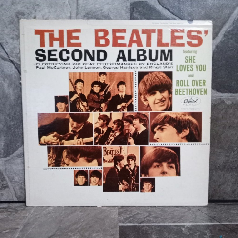 The Beatles' Second Album T2080 1964 Vinyl Record